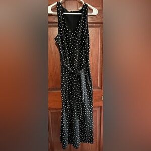 Ann Taylor Petite Black Dress with Zip Detail